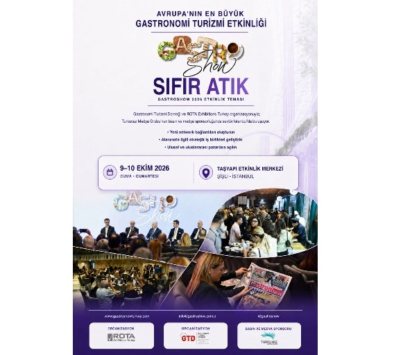 Gastronomi Turizminin Davosu Gastroshow, 8�inci Kez Düzenleniyor